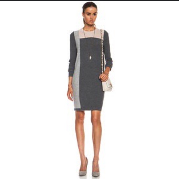 VINCE COLOR BLOCK CASHMERE SWEATER DRESS SIZE SMALL - Picture 14 of 14